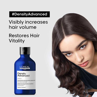 L'Oréal Professionnel Anti-Hair Loss Regime with Density Advanced Shampoo (300ml) & Aminexil Advanced (90ml) - Reflexions Salon