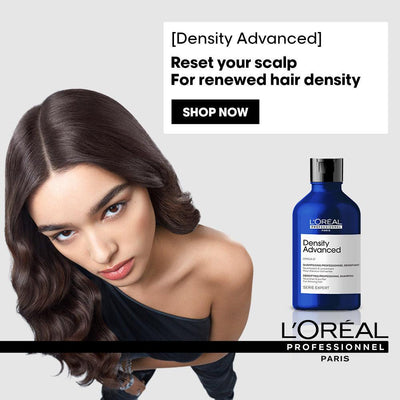 L'Oréal Professionnel Anti-Hair Loss Regime with Density Advanced Shampoo (300ml) & Aminexil Advanced (90ml) - Reflexions Salon