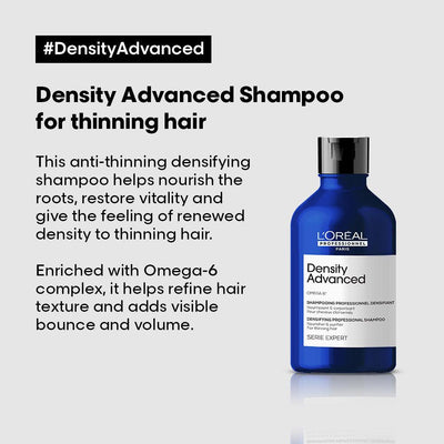 L'Oreal Professionnel Density Activator Regime With Density Advanced Shampoo (300ml) & Serioxyl Advanced (90ml) - Reflexions Salon