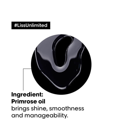 L'Oreal Professionnel Liss Unlimited Shampoo 300ml, Hair Mask 250gm & Hair Serum 125ml, Serie Expert, For Intense Smoothing and Frizz-Free Hair - Reflexions Salon