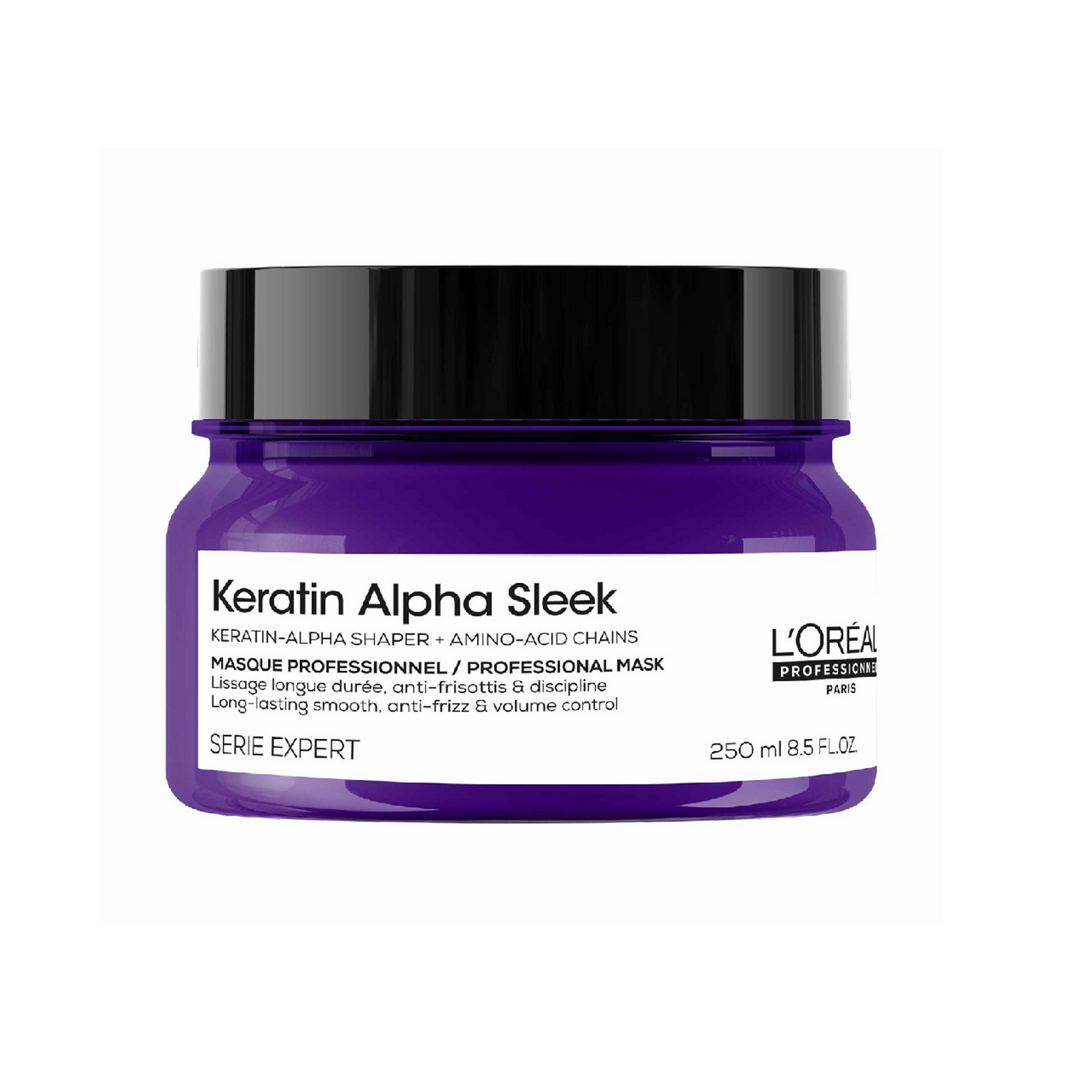L'Oréal Professionnel Keratin Alpha Sleek professional hair mask 250ml jar