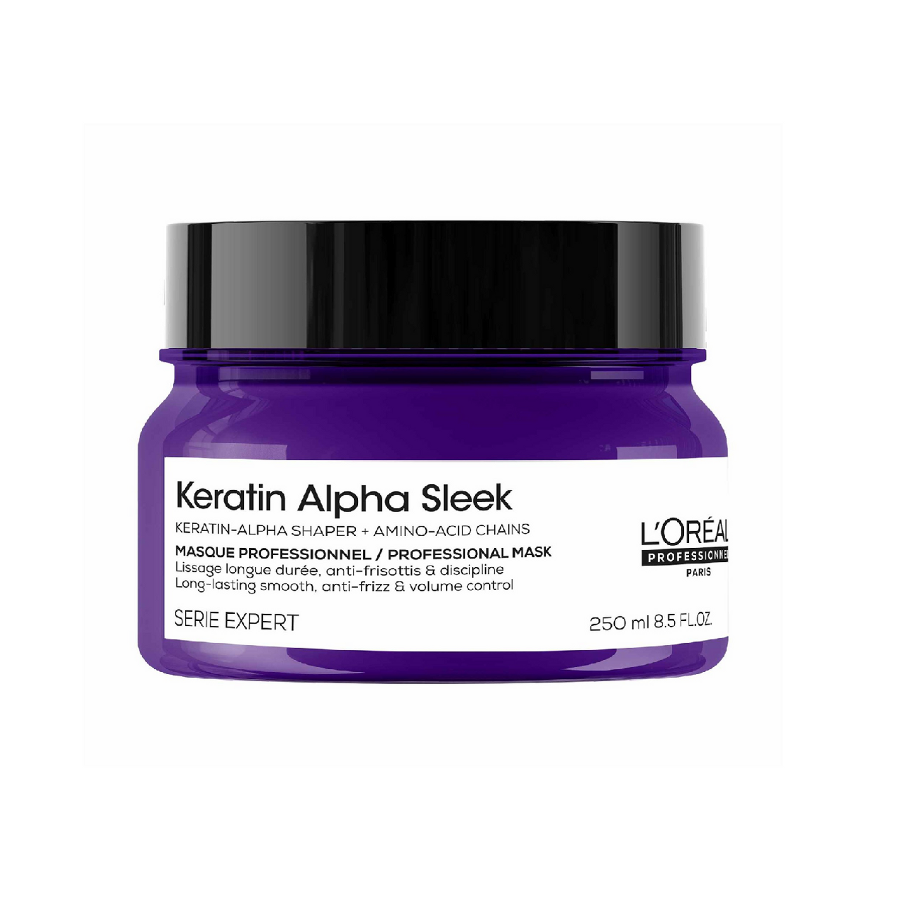 L'Oréal Professionnel Keratin Alpha Sleek professional hair mask 250ml jar