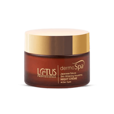 Lotus Professional - DermoSpa Japanese Sakura Skin Whitening Nourishing Night Crème 50g - Reflexions Salon