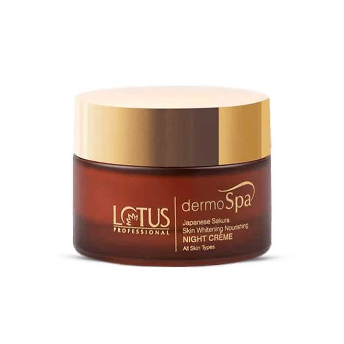 Lotus Professional - DermoSpa Japanese Sakura Skin Whitening Nourishing Night Crème 50g - Reflexions Salon