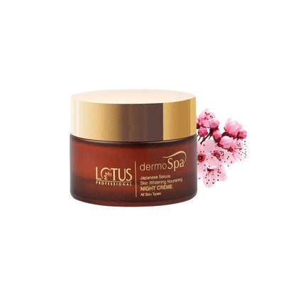 Lotus Professional - DermoSpa Japanese Sakura Skin Whitening Nourishing Night Crème 50g - Reflexions Salon