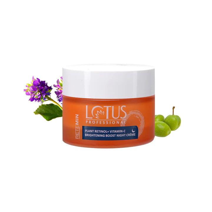 Lotus Professional - Retemin Plant Retinol+ Vitamin - C Brightening Boost Night crème 50g - Reflexions Salon