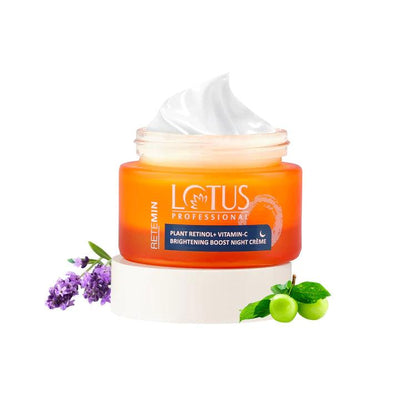 Lotus Professional - Retemin Plant Retinol+ Vitamin - C Brightening Boost Night crème 50g - Reflexions Salon