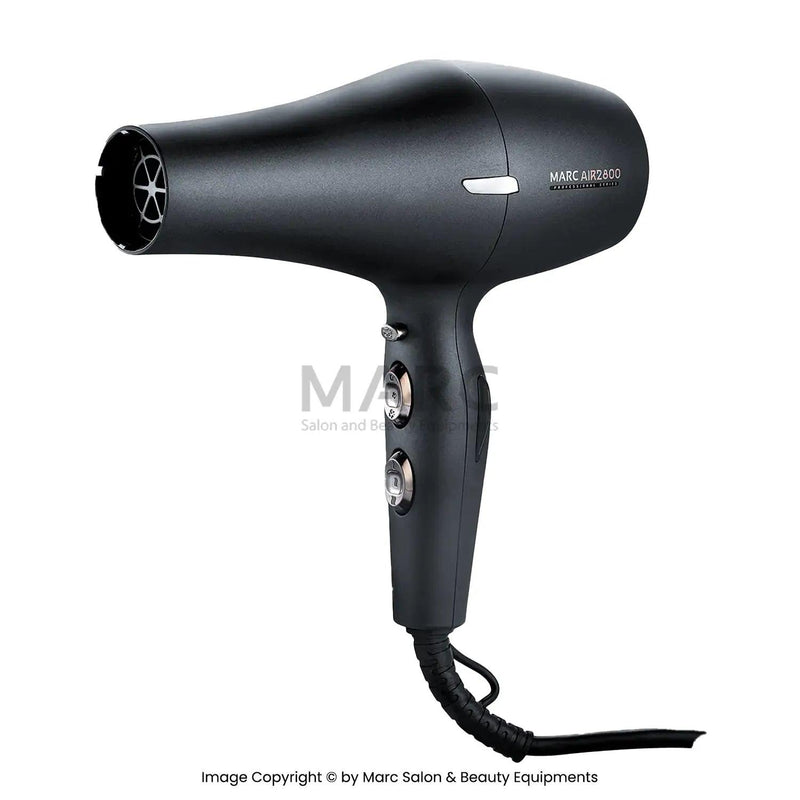 Marc Air 2800 (Professional Series) Hair Dryer Dark Gray - Reflexions Salon