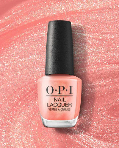 O.P.I Nail Lacquer - Data Peach 15ml - Reflexions Salon