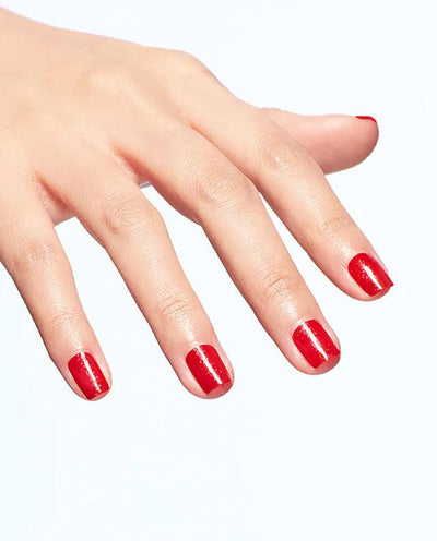 O.P.I Nail Lacquer - Left Your Texts on Red 15ml - Reflexions Salon