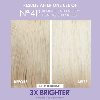 Olaplex No. 4P Blonde Enhancer Toning Shampoo 250ml - Reflexions Salon