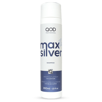 QOD MAX SILVER Professional Shampoo 300ml - Reflexions Salon