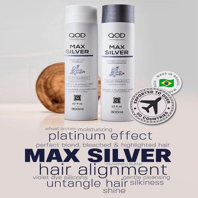 QOD MAX SILVER Professional Shampoo 300ml - Reflexions Salon