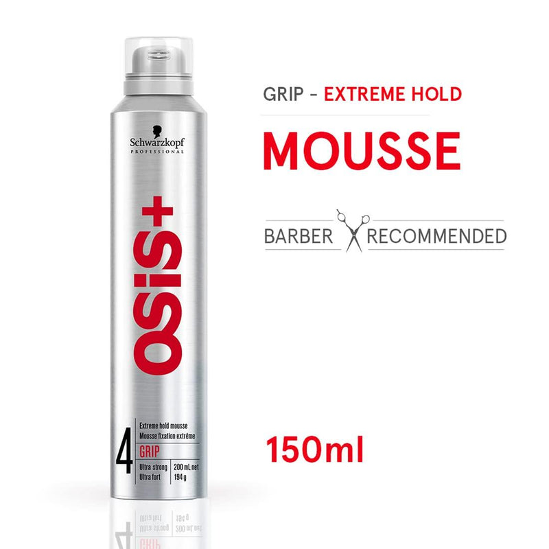 Schwarzkopf Professional OSiS+ Grip Extreme Hold Mousse 200ml - Reflexions Salon