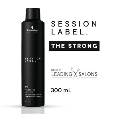 Schwarzkopf Professional - Session Label Dry Firm Hold Hair Super 300ml - Reflexions Salon