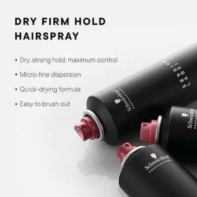 Schwarzkopf Professional - Session Label Dry Firm Hold Hair Super 300ml - Reflexions Salon