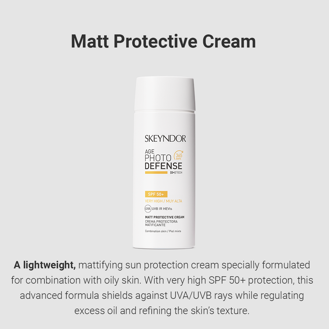 Skeyndor Age Photo Defense - Matt Protective Cream SPF50+ 75ml — official product information, image 2