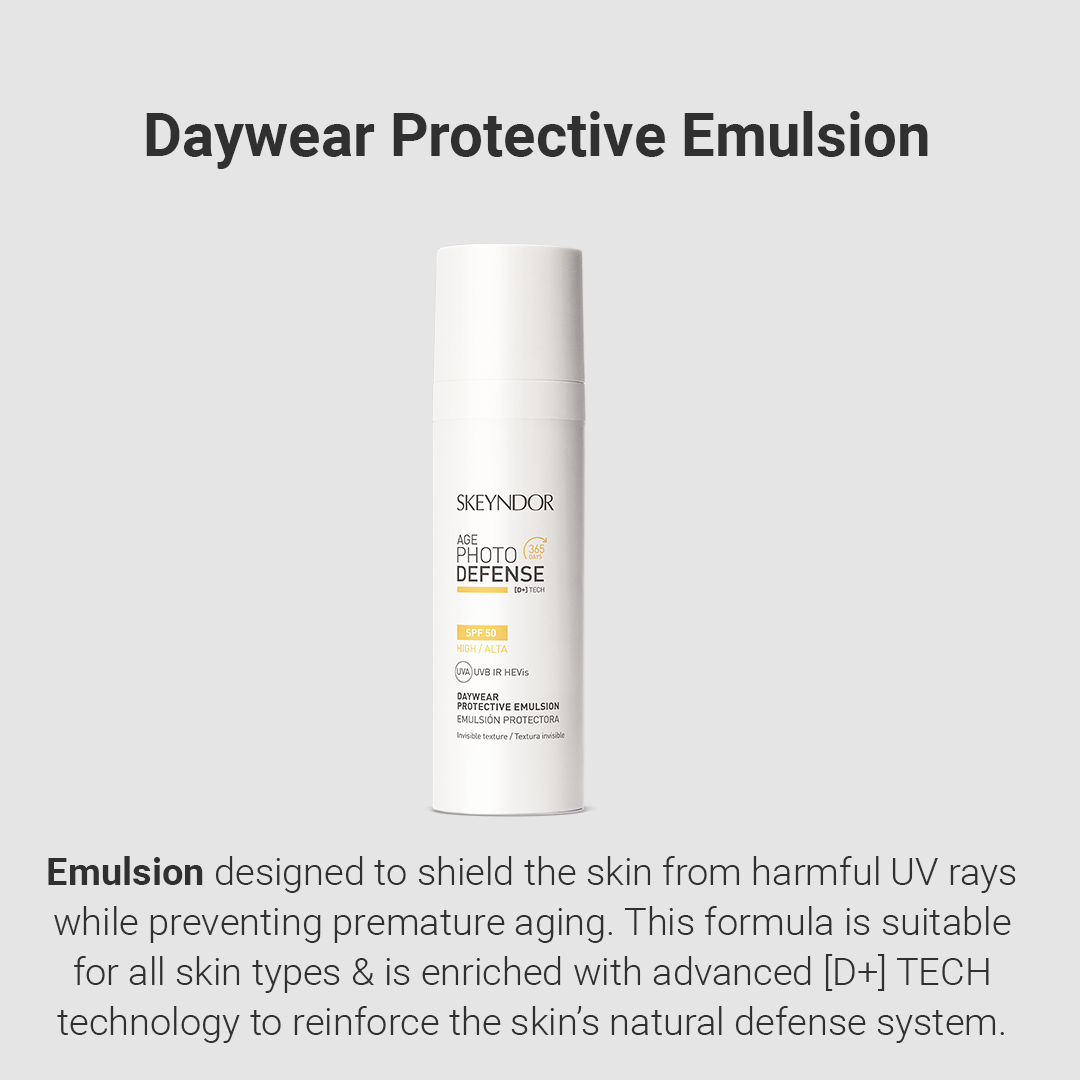 Skeyndor Age Photo Defense - Daywear Protective Emulsion SPF50 30ml — official product information, image 2