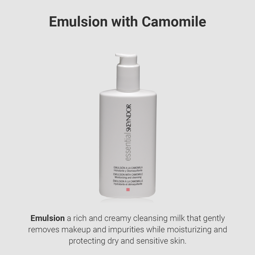 Skeyndor Essential - Cleansing Emulsion with Camomile 250ml 250 ml — official product information, image 2