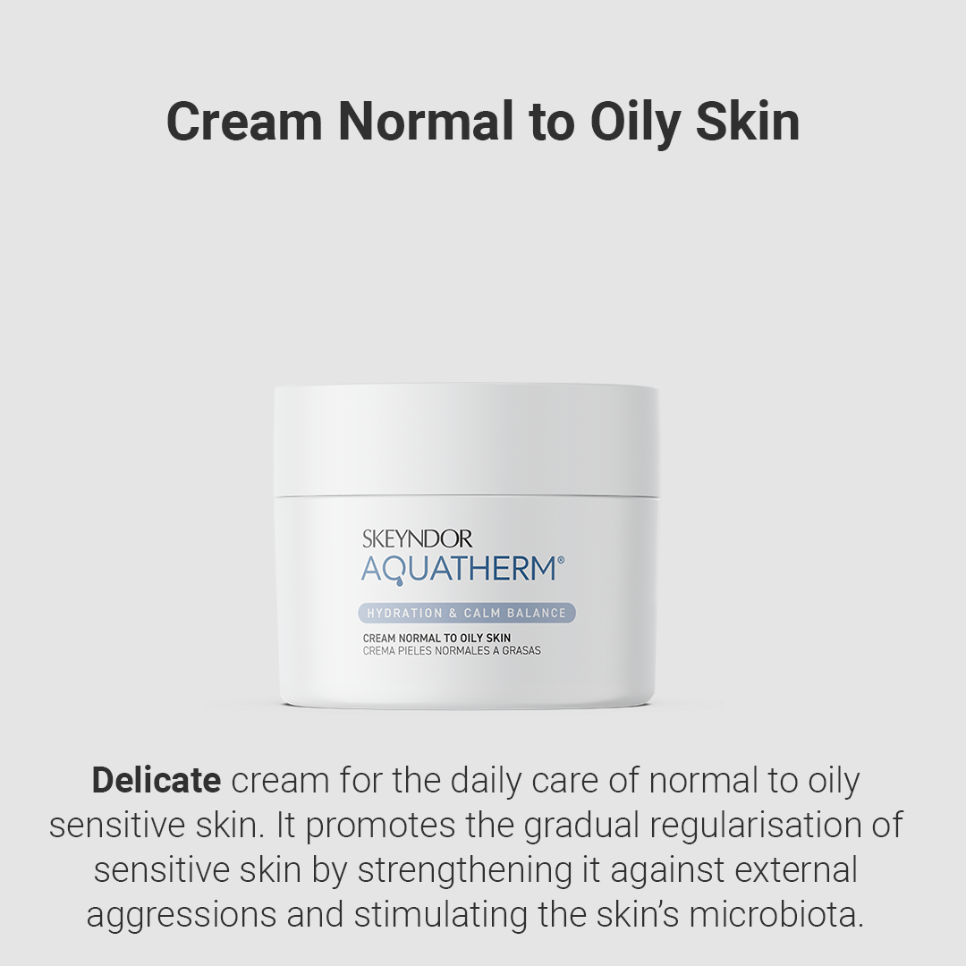 Skeyndor Aquatherm Cream for Normal to Oily Skin 50ml – official product information