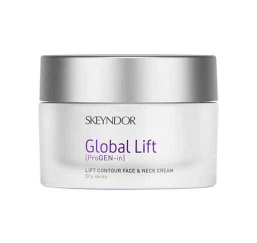 Skeyndor Global Lift - Lift Contour Face & Neck Cream (Normal to Dry Skin) 50ml – Skeyndor skincare product at Reflexions Salon India