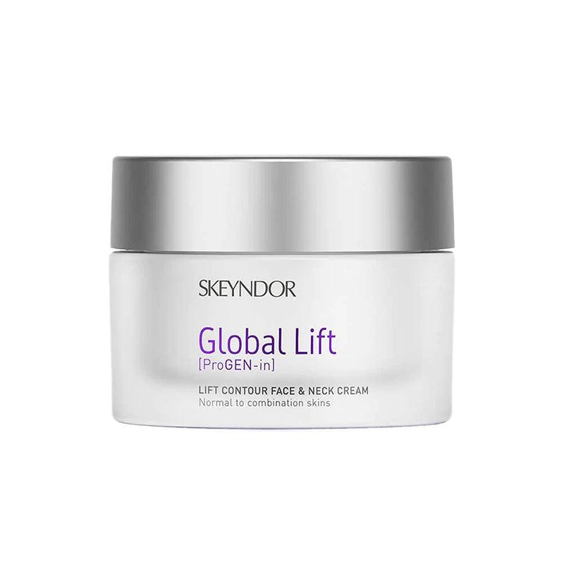 Skeyndor Global Lift - Lift Contour Face & Neck Cream (Normal to Dry Skin) 50ml – Skeyndor skincare product at Reflexions Salon India