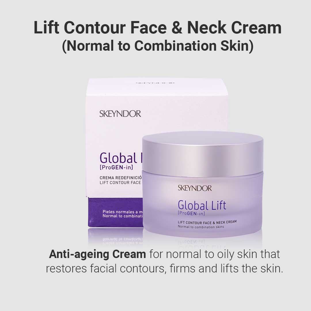 Skeyndor Global Lift - Contour Face & Neck Cream (Normal to Combination) – official product information