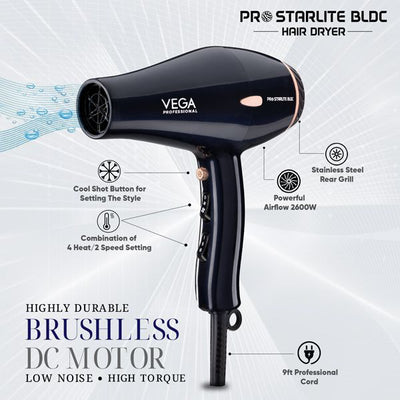 Vega Professional - Pro Starlite BLDC Hair Dryer - VPPHD-12