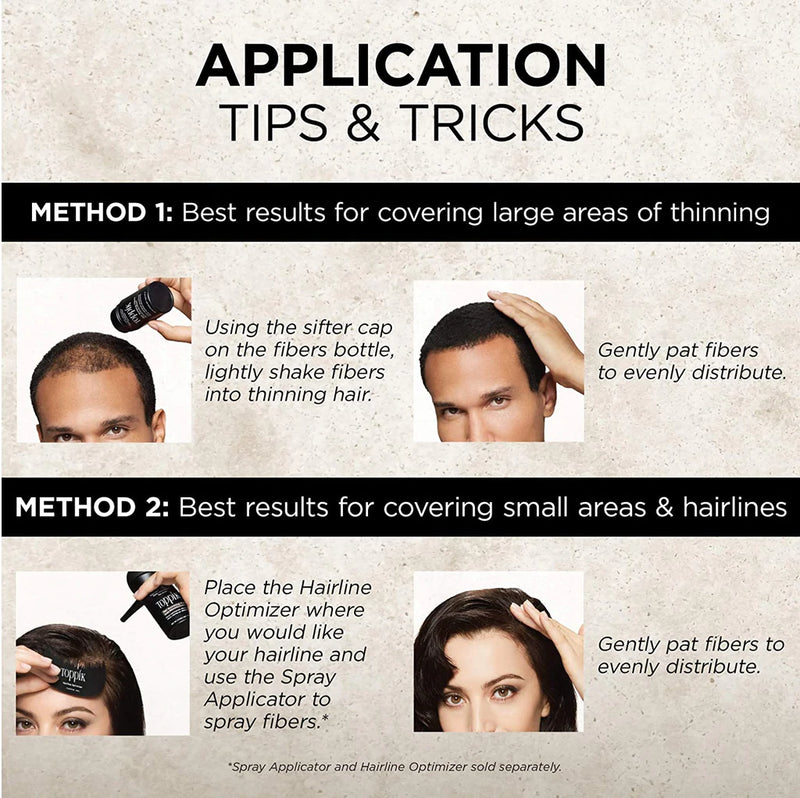 Toppik Hair Building Fibers (Dark Brown) 12gm - Reflexions Salon