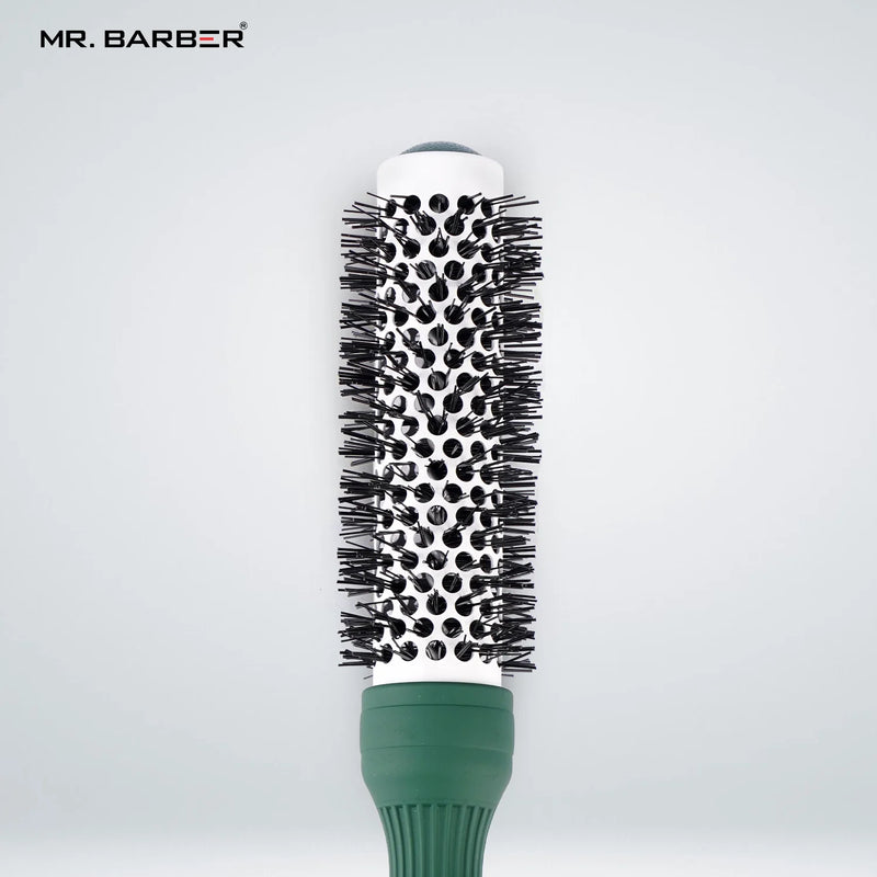 Mr. Barber Green Ceramic Ion Thermal Brush 25mm