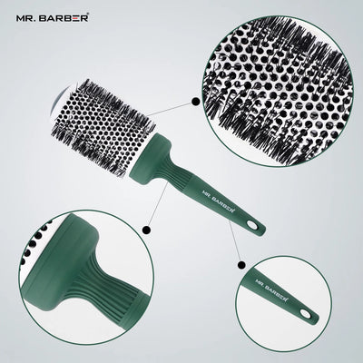 Mr. Barber Green Ceramic Ion Thermal Brush 53mm
