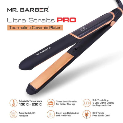 Mr. Barber Ultra Straits Pro Hair Straighteners