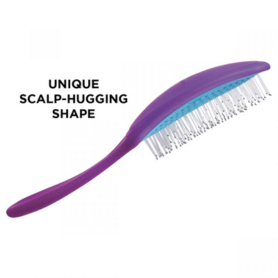 Olivia Garden Detangler Medium Thick Purple Brush