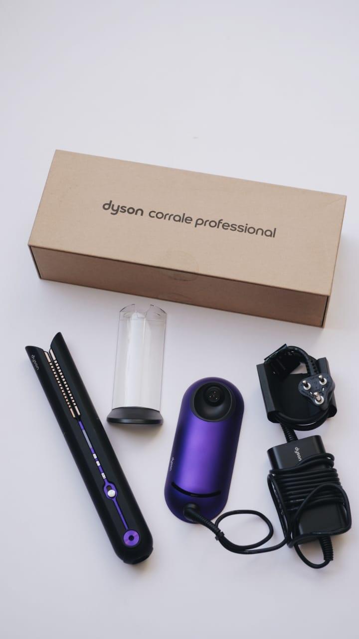Dyson Corrale™ hair straightener (Black/Purple) - Reflexions Salon