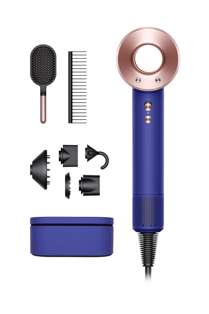 Dyson Supersonic™ hair dryer in Vinca blue and Rosé - Reflexions Salon