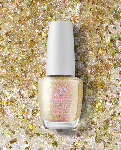 O.P.I Natural Origin Nail Lacquer - Mind-full of Glitter 15ml - Reflexions Salon