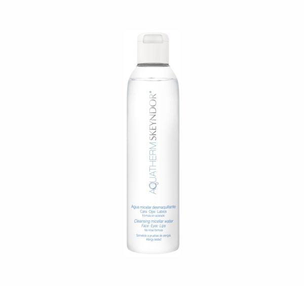 Skeyndor Aquatherm Cleansing Micellar Water – Make up remover, for Sensitivity & Hydration – Skeyndor skincare product at Reflexions Salon India