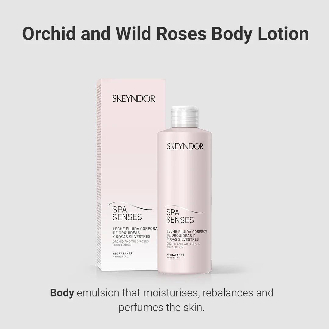 Skeyndor Spa Senses - Orchid And Wild Roses Body Lotion - 200ml – Skeyndor skincare product at Reflexions Salon India