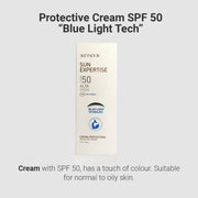Skeyndor Sun Expertise Blue Light Technology SPF50+ OCEAN RESPECT Protective Cream – Protects, for Radiance & Hydration – Skeyndor skincare product at Reflexions Salon India