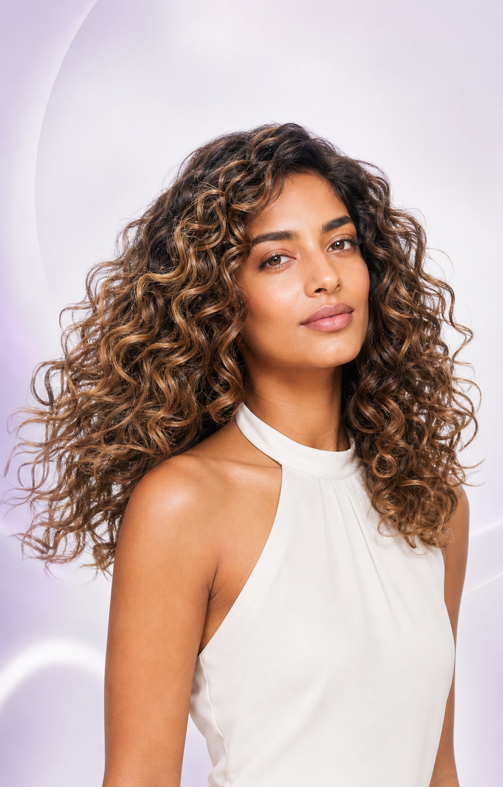 Curls and texture hair model
